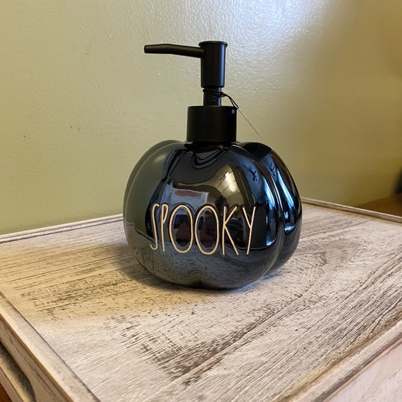 Rae Dunn Other - Rae Dunn “Spooky” Pumpkin Soap Lotion Dispenser